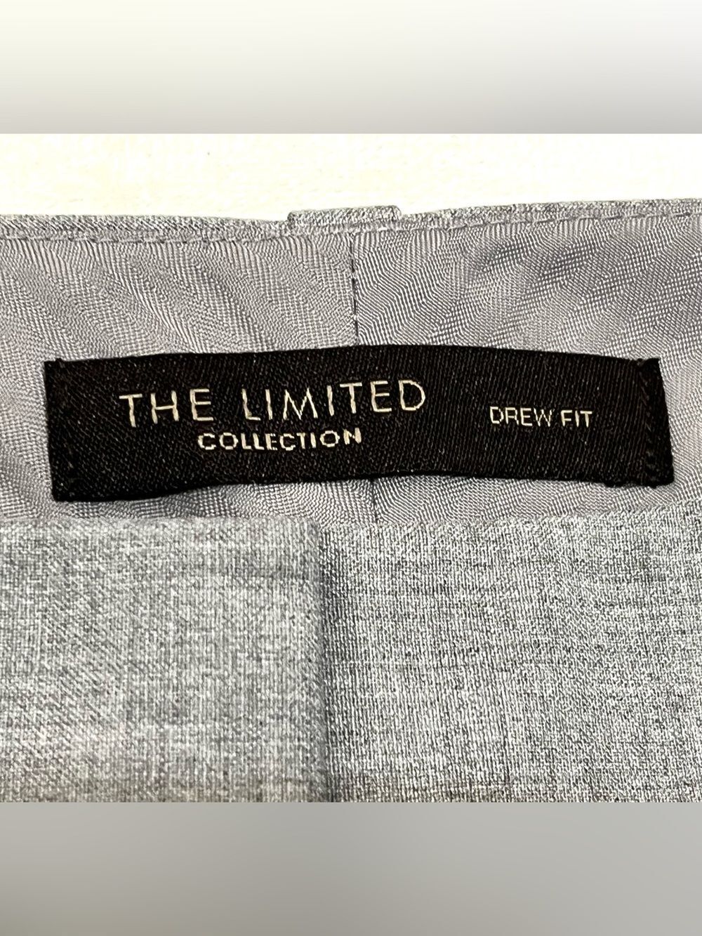 The Limited Collection Drew Fit Light Gray Dress Polyester Blend Pants Women’s 4 - Picture 10 of 16
